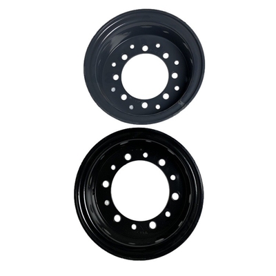 650-10 Truk forklift Split Steel Wheel Rims dengan Long Working Life Keuntungan 5.00F-10
