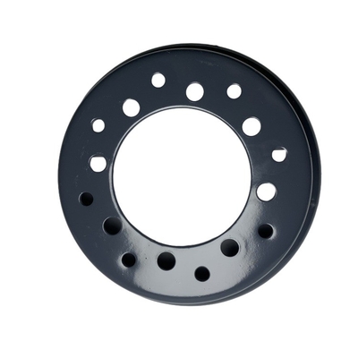 650-10 Truk forklift Split Steel Wheel Rims dengan Long Working Life Keuntungan 5.00F-10