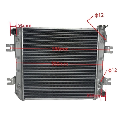 6.7KG Berat Radiator Hidraulik N160-334000-001 untuk Hangcha CPCD30 N Seri Forklift