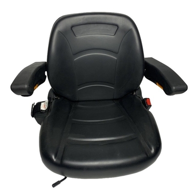 Hitam Universal Nyaman Mewah H2KE6-80051 Kursi Forklift Dengan Micro Switch Armrest dan Sabuk Keamanan