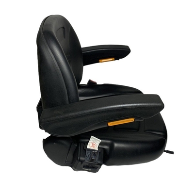 Hitam Universal Nyaman Mewah H2KE6-80051 Kursi Forklift Dengan Micro Switch Armrest dan Sabuk Keamanan
