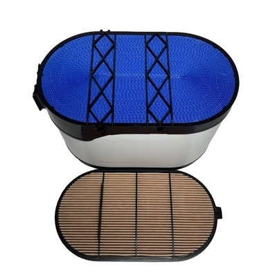 Filter udara tahan lama dan honeycomb untuk SHACMAN x3000 DZ97259191047 DZ97259191048