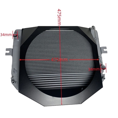 Bagian-bagian forklift K9DH2-10101LD Radiator hidraulik untuk HELI CPCD30 Gray