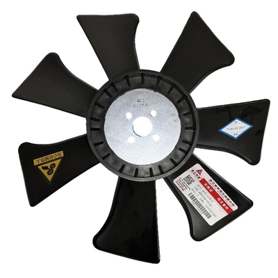 490B-41100 Bagian Forklift Radiator Fan Blade dalam Plastik Hitam untuk 490/495/498/4D30G31