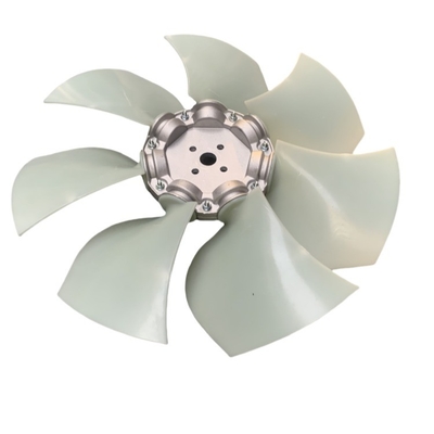 Blade Fan Radiator Plastik Baja H5T01-00501 untuk komponen Forklift QSF3.8 QSB4.5