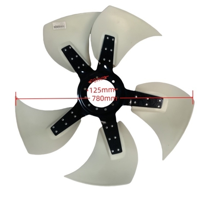 Dijamin Plastik Radiator Fan Blade 612630061212 untuk Weichai WP10 Wheel Loader