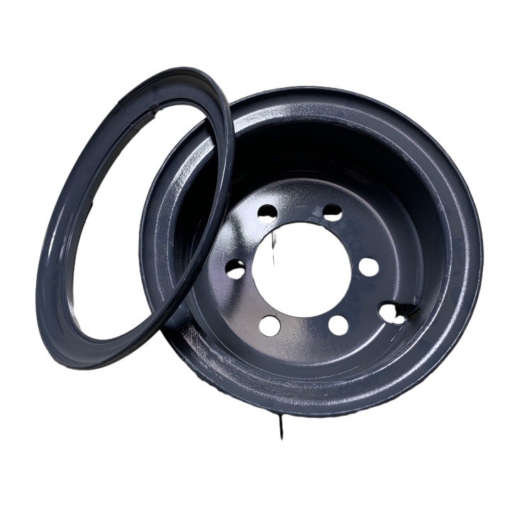 Perkakas Pabrik Manufaktur 2 Piece 7.00T-15 Steel Wheel Rims untuk Ban 28x9-15